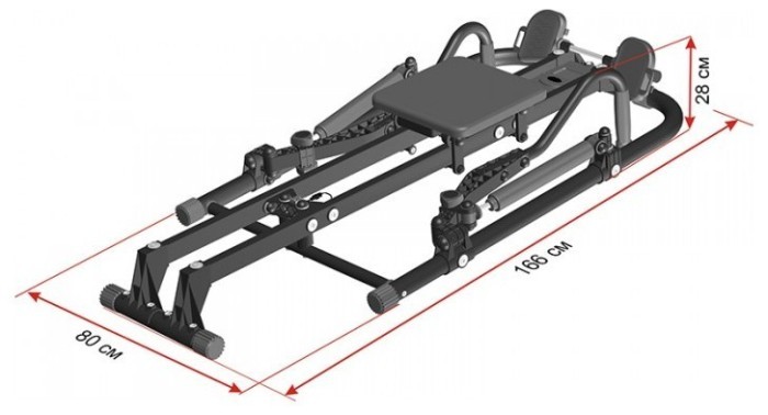 Гребной тренажер Leco-IT PRO