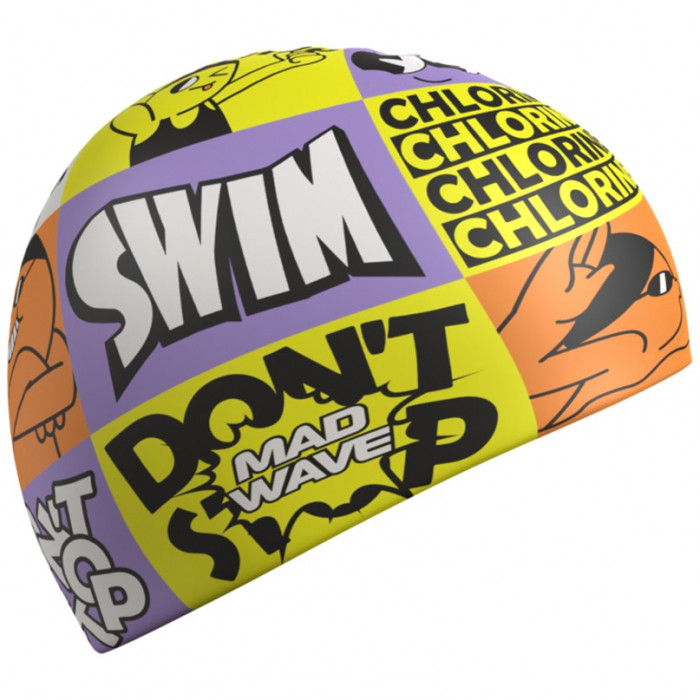 Madwave Юниорская силиконовая шапочка Non-stop