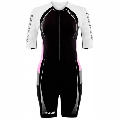 Стартовый костюм для триатлона женский (трисьют) HUUB Anemoi Aero черный/серый