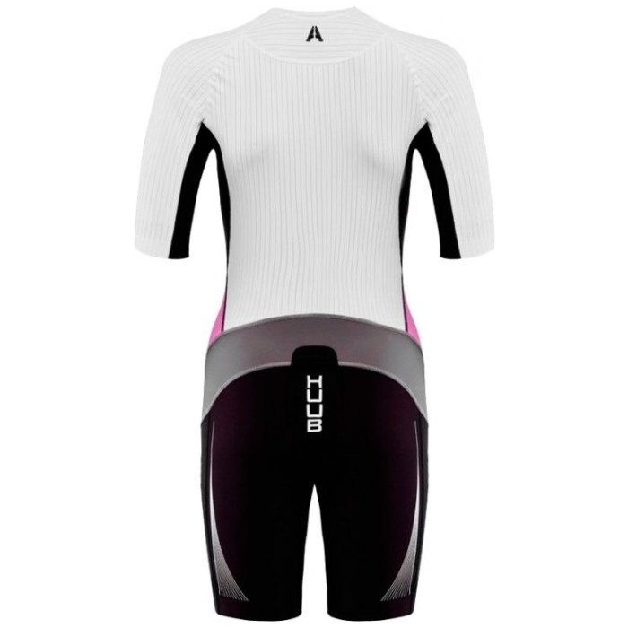 Стартовый костюм для триатлона женский (трисьют) HUUB Anemoi Aero черный/серый