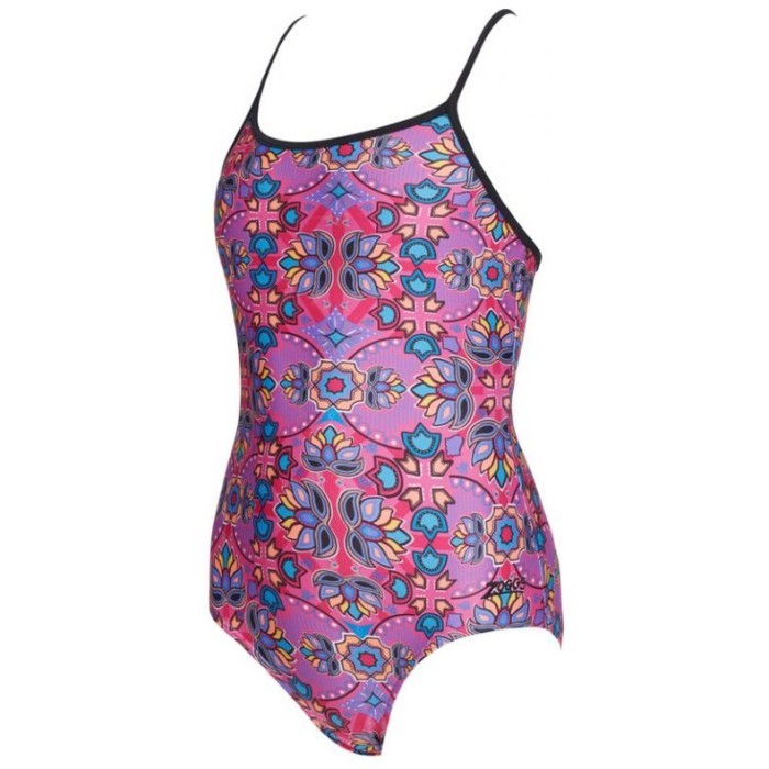 Купальник слитный детский ZOGGS Zanzibar Sprintback голубой/белый (BLFF)