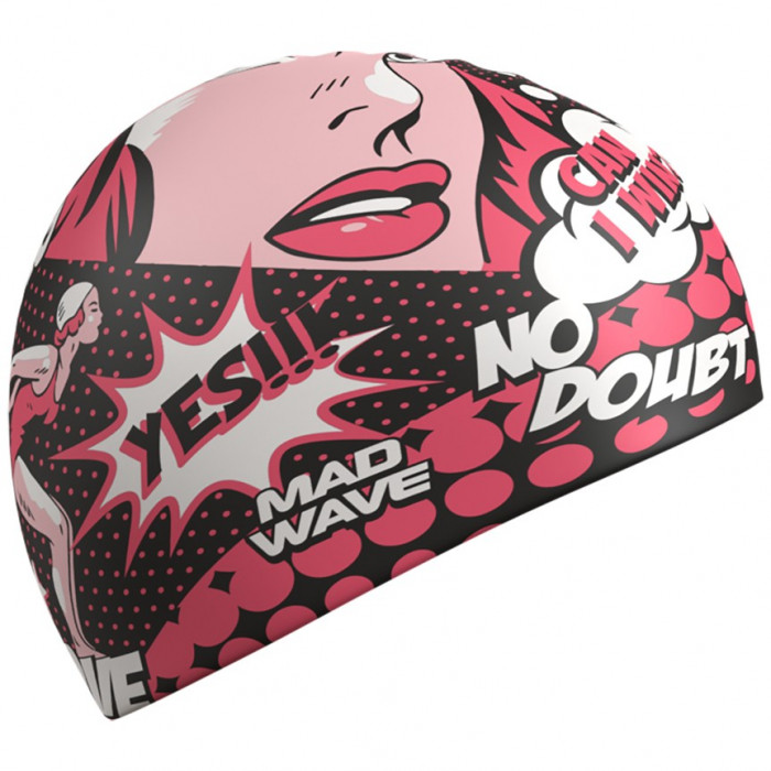 Madwave Силиконовая шапочка Pop-art