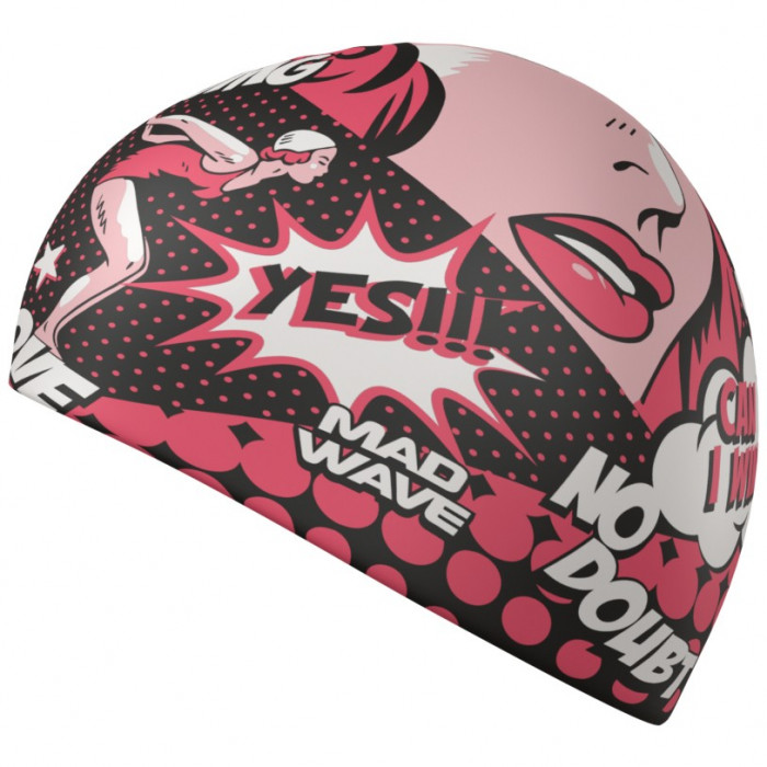 Madwave Силиконовая шапочка Pop-art