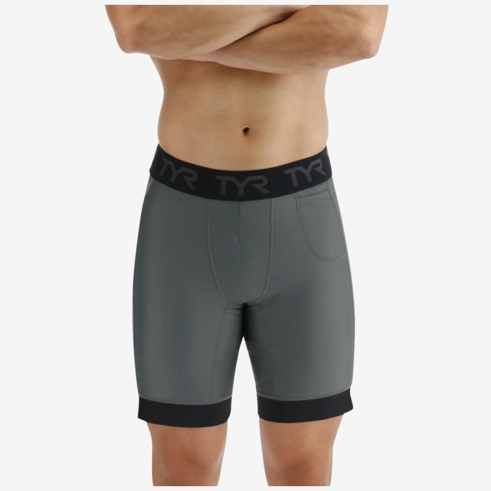 Шорты компрессионные TYR Men's Compression Short Solid