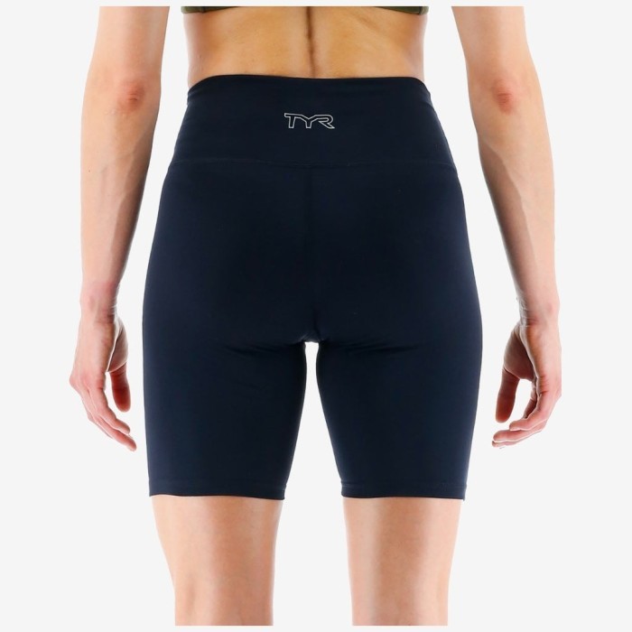 Шорты с высокой талией  TYR Women's High-Rise 8&quot; - Solid