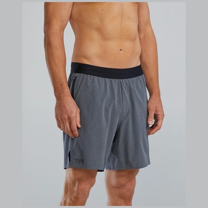 Шорты TYR Men's Unbroken Short Lined 7&quot; 255 Серебристый