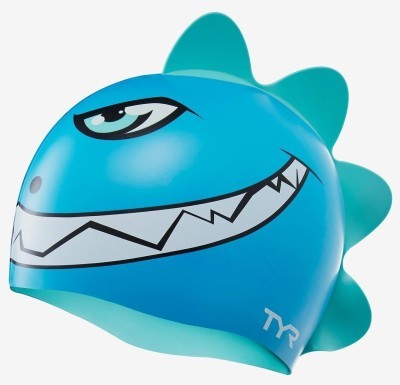 Шапочка для плавания детская TYR Charactyrs Dino Destroyer Cap