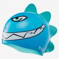 Шапочка для плавания детская TYR Charactyrs Dino Destroyer Cap