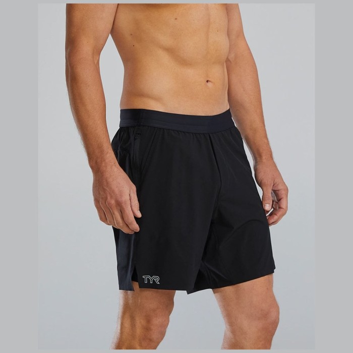 Шорты TYR Men's Unbroken Short Lined 7&quot; 001 Черный