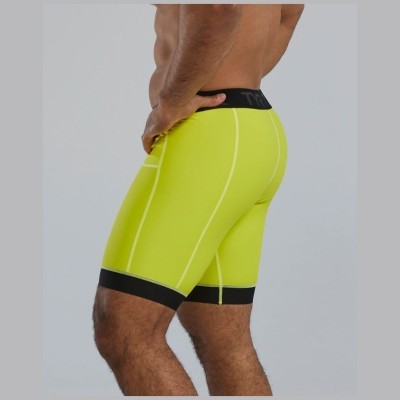 Шорты компрессионные TYR Men&#039;s Compression Short Solid 327 Лайм