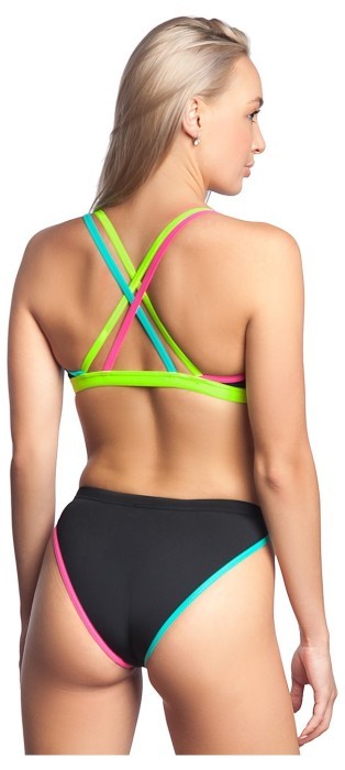 Женский купальник спортивный антихлор (раздельный)  Madwave Crossfit  top PBT