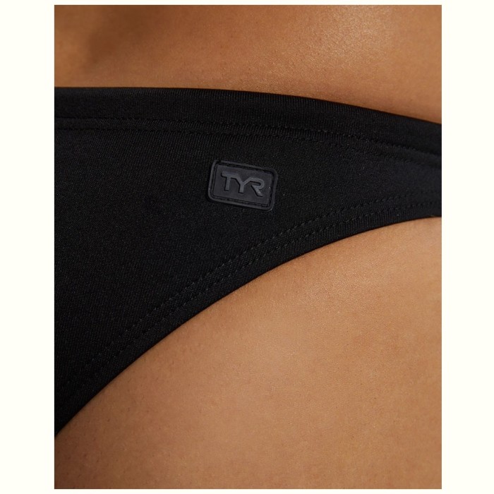Плавки TYR Solid Mini Bikini Bottom 001 Черный