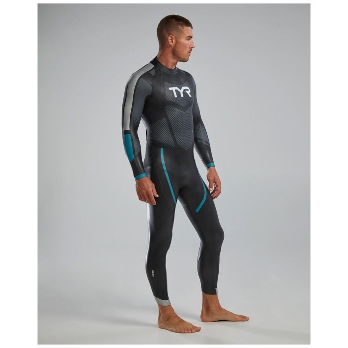 Гидрокостюм TYR Wetsuit Male Hurricane Cat 3 557 Синий