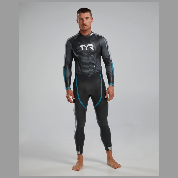 Гидрокостюм TYR Wetsuit Male Hurricane Cat 3 557 Синий