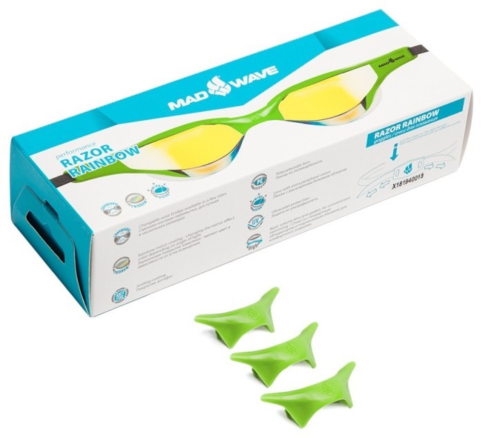 Madwave Очки для плавания Razor rainbow