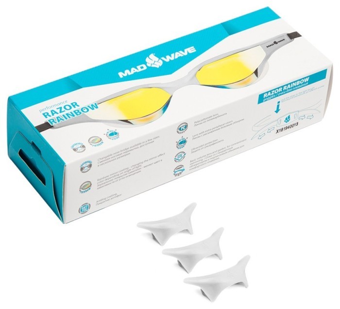 Madwave Очки для плавания Razor rainbow
