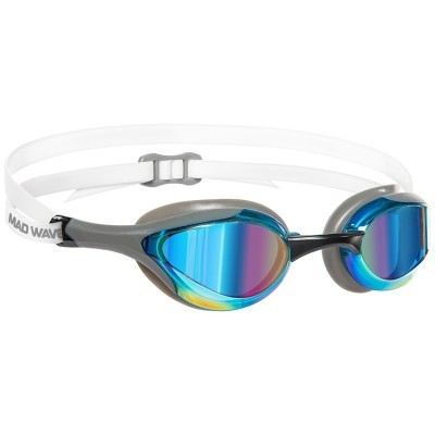 Очки для плавания  Madwave Alien rainbow Серый