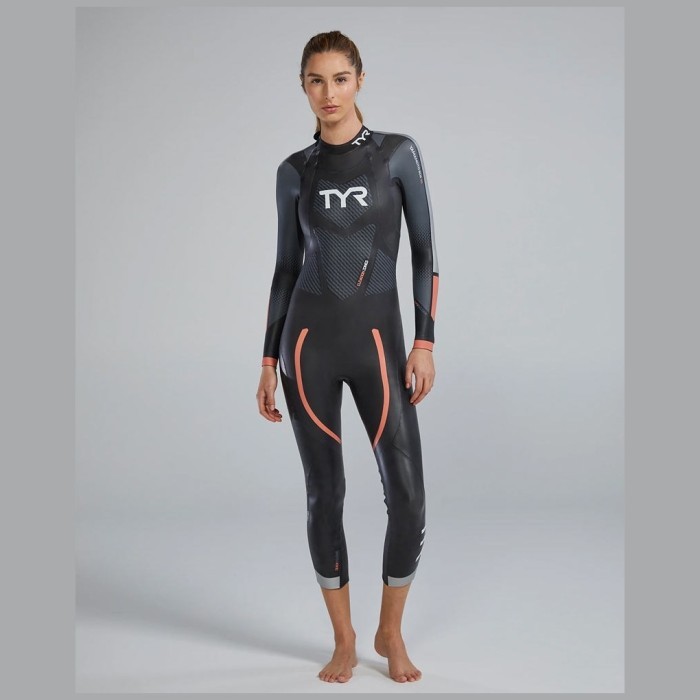 Гидрокостюм TYR Wetsuit Female Hurricane Cat 3 076 Оранжевый