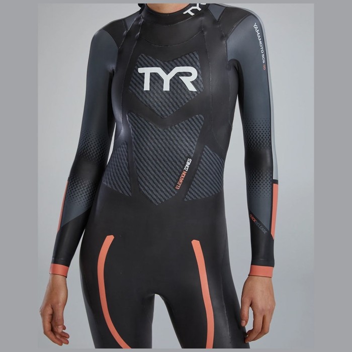 Гидрокостюм TYR Wetsuit Female Hurricane Cat 3 076 Оранжевый