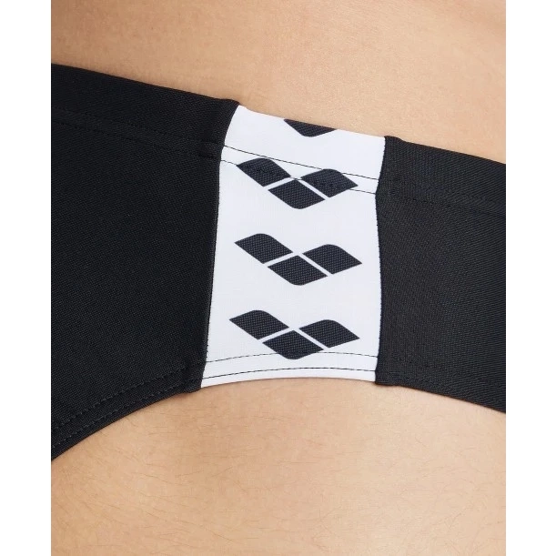 Плавки мужские Men's Arena Icons Swim Briefs Solid (500: черные с белым)