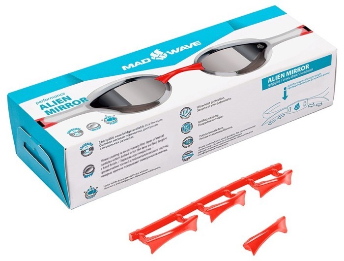 Madwave Очки для плавания Alien mirror