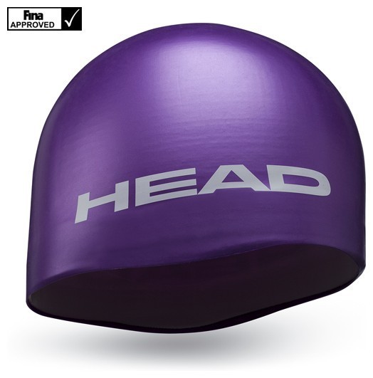 Шапочка для плавания стартовая HEAD SILICONE MOULDED, для соревнований