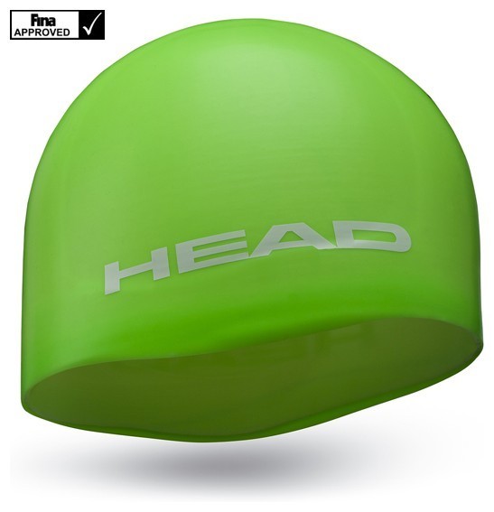 Шапочка для плавания стартовая HEAD SILICONE MOULDED, для соревнований