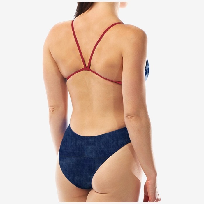 Купальник слитный TYR France Cutoutfit