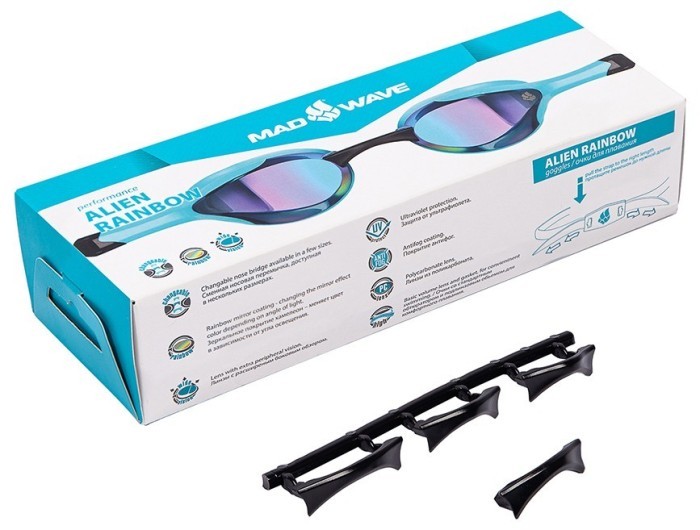Madwave Очки для плавания Alien rainbow