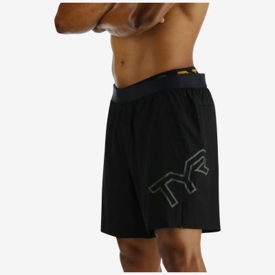 Шорты TYR Men&#039;s Unbroken Short Unlined 7&amp;quot; Solid 001 Черный