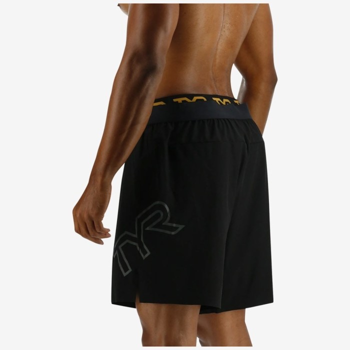 Шорты TYR Men's Unbroken Short Unlined 7&quot; Solid 001 Черный