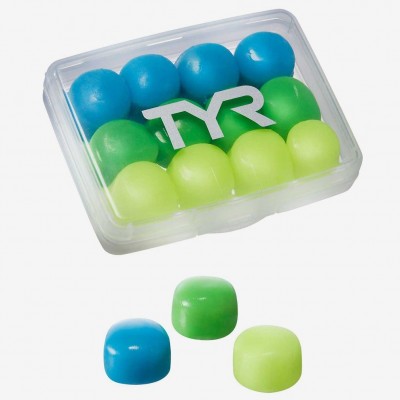 Беруши для бассейна TYR Kids’ Soft Silicone Ear Plugs - 12 Pack (6 Pairs) 970 Мульти