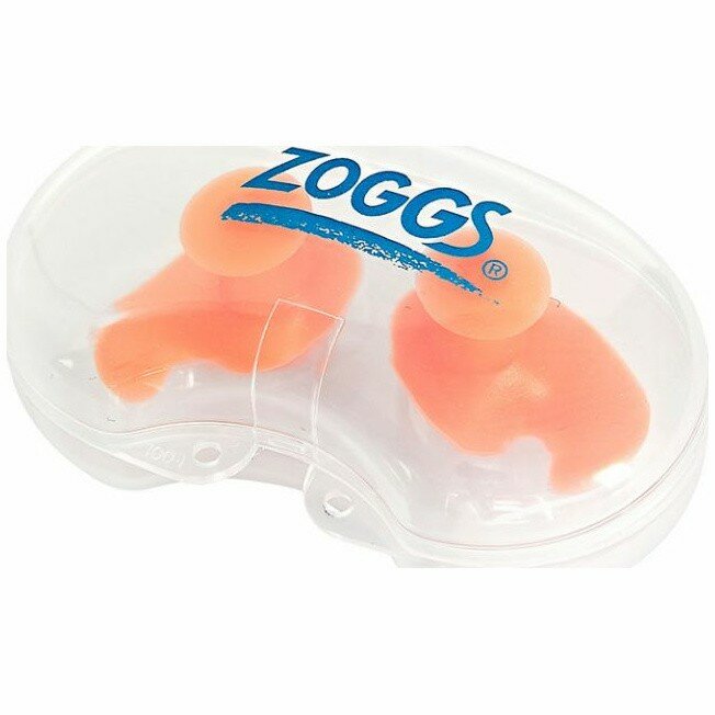 Беруши для бассейна детские ZOGGS Aqua Plugz Junior оранжевый