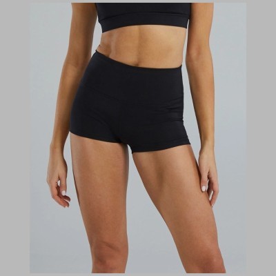 Шорты с высокой талией  TYR Women&#039;s Base Kinetic High-Rise Short Solid 001 Черный