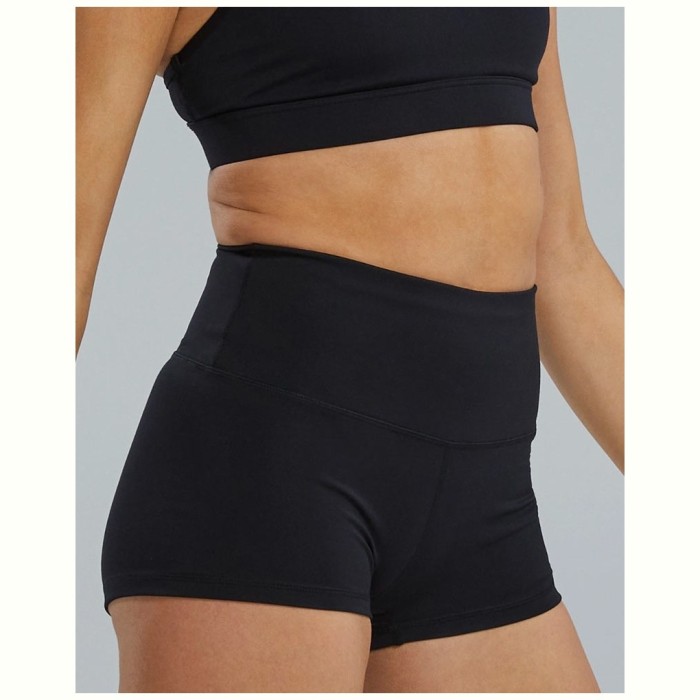 Шорты с высокой талией  TYR Women's Base Kinetic High-Rise Short Solid 001 Черный