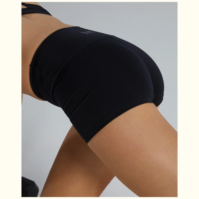 Шорты с высокой талией  TYR Women's Base Kinetic High-Rise Short Solid 001 Черный