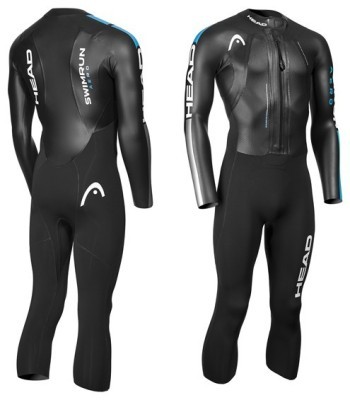 Гидрокостюм HEAD SWIMRUN AERO, Мужской, неопр.4/2/1,5мм. Гладкий внешн./Нейлон внутри