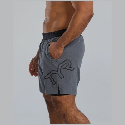 Шорты TYR Men&#039;s Unbroken Short Lined 7&amp;quot; Solid