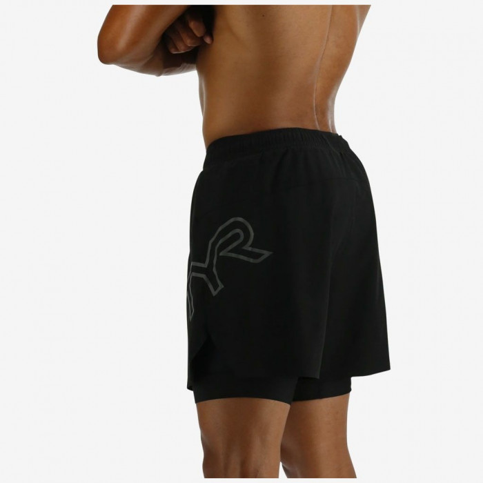 Шорты TYR Men's Hydrospher™ Momentum Short Lined 6&quot; Big Logo Solid