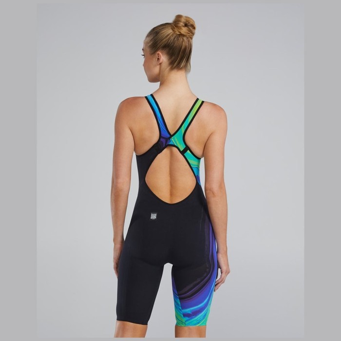 Гидрокостюм с открытой спиной TYR Venzo Volconyx Open Back Swimsuit 334 Черный