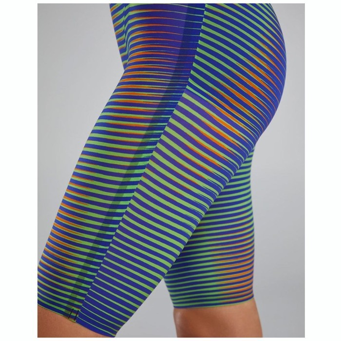 Гидрокостюм с открытой спиной  TYR Avictor 2.0 Blue Open Back Swimsuit 339 Лайм