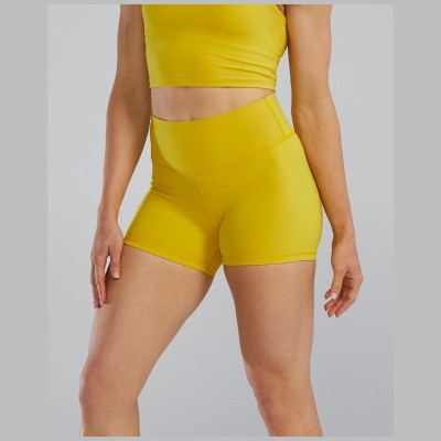 Шорты с высокой талией  TYR Women&#039;s Joule Elite High-Rise 3.25&amp;quot; Short - Solid 720 Желтый