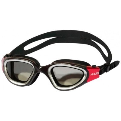 Очки для плавания с линзами &quot;хамелеон&quot; HUUB Aphotic черный/красный