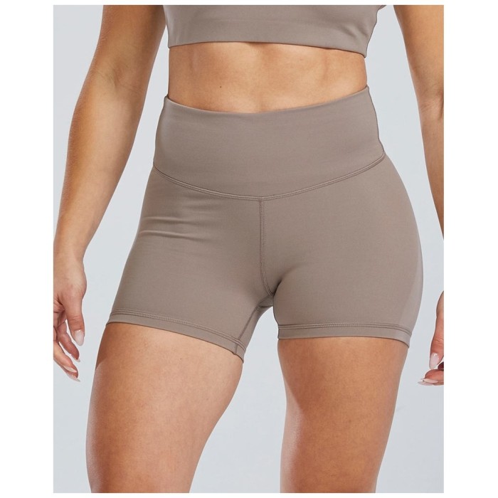 Шорты с высокой талией  TYR Women's Joule Elite High-Rise 3.25&quot; Short - Solid 176 Бежевый
