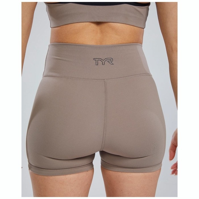 Шорты с высокой талией  TYR Women's Joule Elite High-Rise 3.25&quot; Short - Solid 176 Бежевый