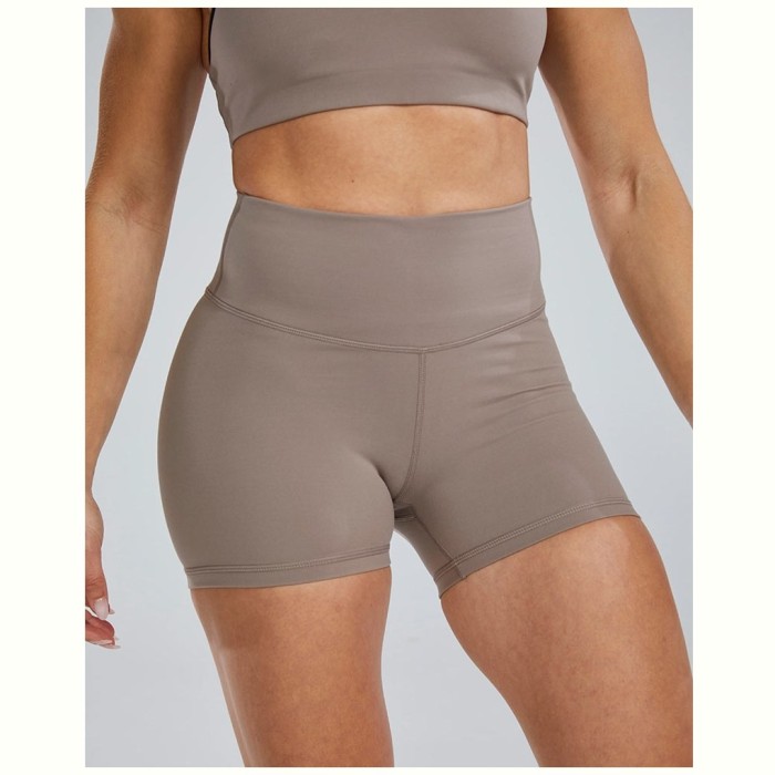 Шорты с высокой талией  TYR Women's Joule Elite High-Rise 3.25&quot; Short - Solid 176 Бежевый