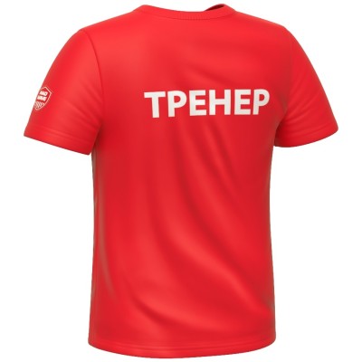 Футболка  Madwave MW t-shirt adult coach Красный