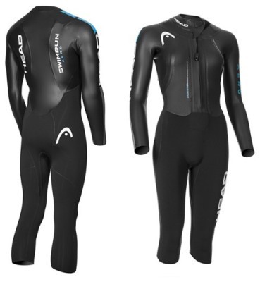 Гидрокостюм HEAD SWIMRUN AERO, Женский, неопр.4/2/1,5мм. Гладкий внешн./Нейлон внутри