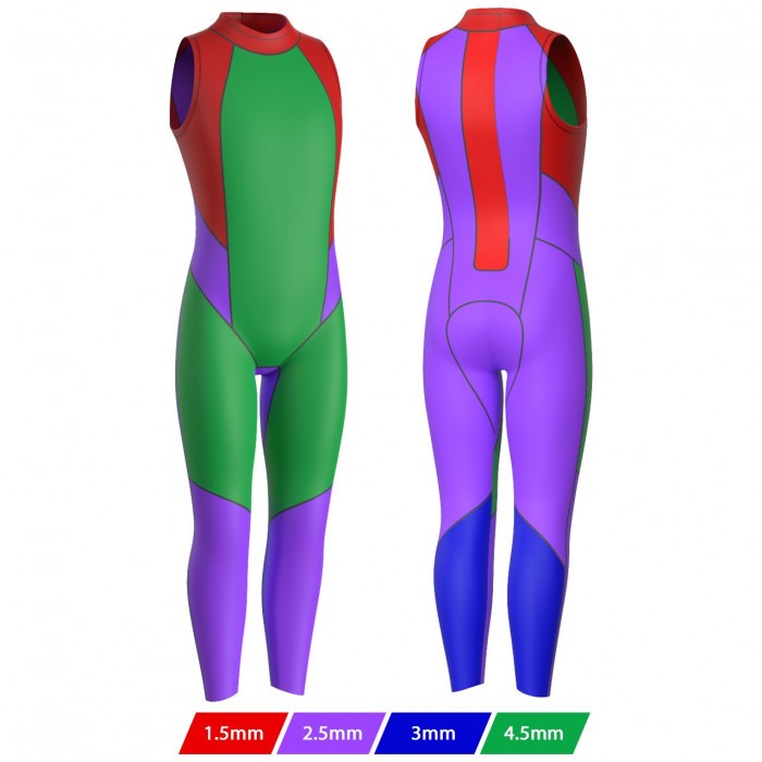 Madwave Гидрокостюм неопреновый мужской OPNWTR Wahoo LGJ men