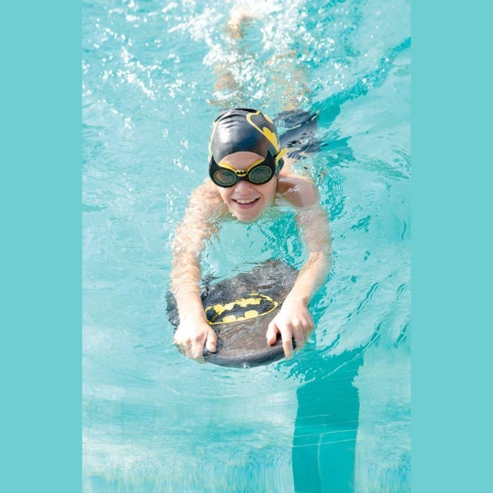 Доска для плавания детская ZOGGS Batman Kickboard черный